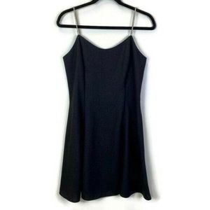 gunne sax vintage black shimmer dress